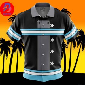 Company 8 Fire Force For Men And Women In Summer Vacation Button Up Hawaiian Shirt