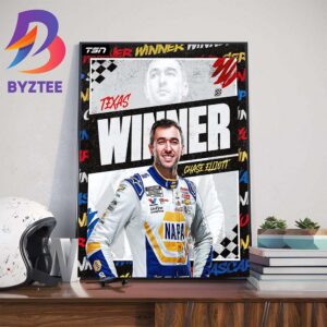 Congrats Chase Elliott Is Back In Victory Lane For The First Time In 42 Races Home Decor Poster Canvas