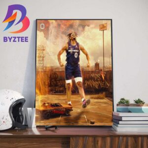 Congrats Tyrese Maxey Most Improved Player Of The Year 2024 Home Decor Poster Canvas
