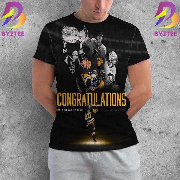 Congratulations On A Great Career Jeff Carter Retirement From NHL All Over Print Shirt