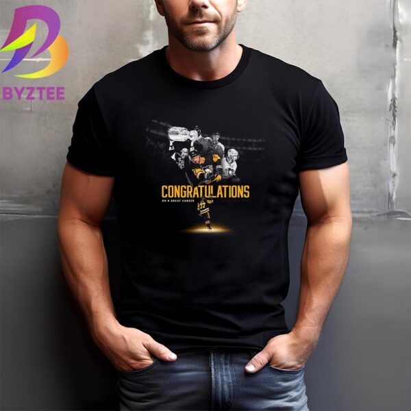 Congratulations On A Great Career Jeff Carter Retirement From NHL Unisex T-Shirt