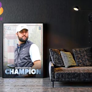Congratulations Scottie Scheffler RBC Heritage Champion 2024 PGA Tour Home Decor Poster Canvas