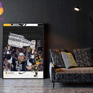 Congratulations To Jeff Carter Retirement An Incredible 19-year NHL Career Home Decor Poster
