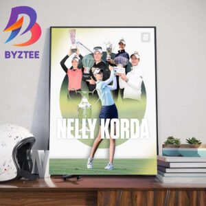 Congratulations To Nelly Korda Champions The 2024 Chevron Championship Champions Home Decor Poster Canvas