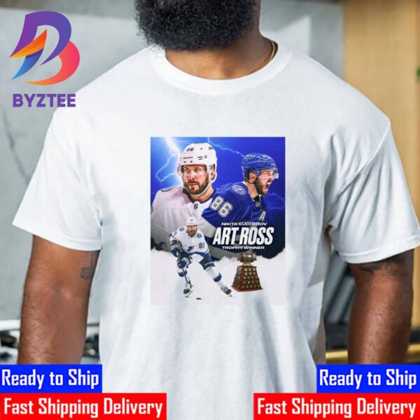 Congratulations To Nikita Kucherov Is The 2024 Art Ross Trophy Winner For 2nd In Career Unisex T-Shirt