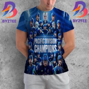 Congratulations To Vancouver Canucks Are 2024 Pacific Division Champions All Over Print Shirt