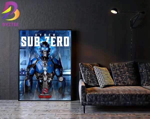 Cyber Sub-Zero Mortal Kombat Onslaught New Character Home Decor Poster Canvas