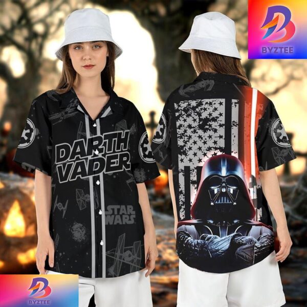 Darth Vader American Flag Lightsaber Star Wars Hawaiian Shirt For Men And Women