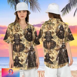 Darth Vader Pirate Caribbean Star Wars Summer Hawaiian Shirt For Men And Women
