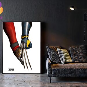 Deadpool And Wolverine New Trailer Only In Theaters July 26th Home Decor Poster Canvas