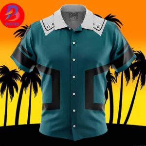 Deku My Hero Academia For Men And Women In Summer Vacation Button Up Hawaiian Shirt