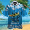 Detroit Lions Baby Yoda Name Personalized Tropical Hawaiian Shirt For Men And Women