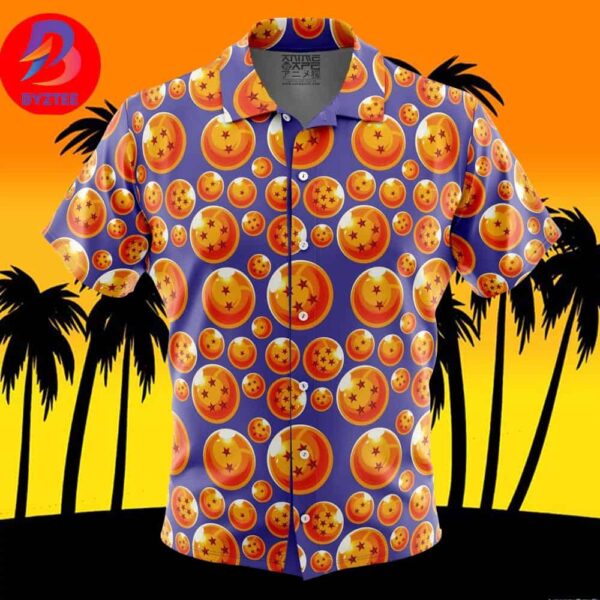 Dragon Balls Dragon Ball Z For Men And Women In Summer Vacation Button Up Hawaiian Shirt