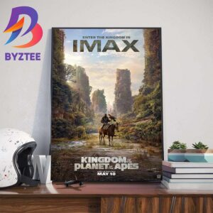 Enter The Kingdom In Imax Official Poster Kingdom Of The Planet Of The Apes Wall Decor Poster Canvas