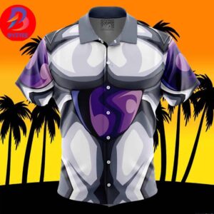 Frieza Dragon Ball Z For Men And Women In Summer Vacation Button Up Hawaiian Shirt