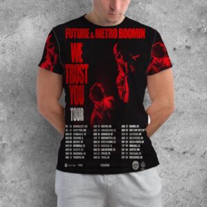 Future And Metro Boomin We Trust You Tour Red And Black Official Poster All Over Print Shirt