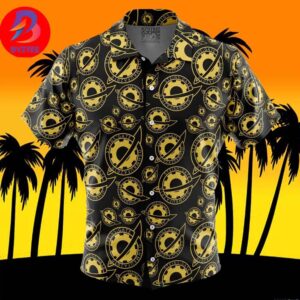 Future Gadget Lab Badge Steins Gate For Men And Women In Summer Vacation Button Up Hawaiian Shirt