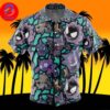 Ghost Type Pattern Pokemon For Men And Women In Summer Vacation Button Up Hawaiian Shirt