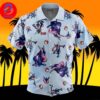 Ground Type Pattern Pokemon For Men And Women In Summer Vacation Button Up Hawaiian Shirt