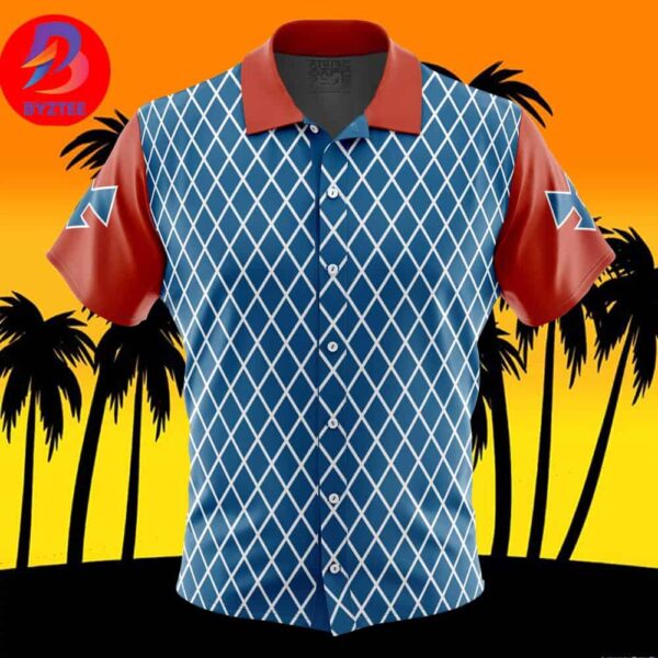 Guido Mista Jojo?s Bizarre Adventure For Men And Women In Summer Vacation Button Up Hawaiian Shirt