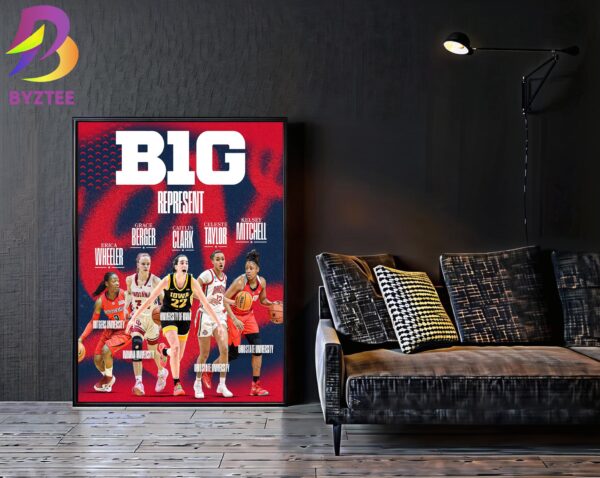 Indiana Fever Represent WNBA 2024 Team Squad With Caitlin Clark Home Decor Poster Canvas