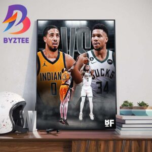 Indiana Pacers Vs Milwaukee Bucks Play-In Tournament Home Decor Poster Canvas