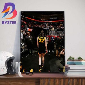 Iowa Hawkeyes Womens Basketball Caitlin Clark Is The NCAA Greatest Of All Time Home Decor Poster Canvas