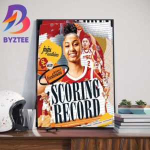 JuJu Watkins Set The Record For Most Points Scored By A Freshman In A Single Season Wall Decor Poster Canvas