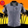 Kamina?s Great Flaming Skull Tengen Toppa Gurren Lagann For Men And Women In Summer Vacation Button Up Hawaiian Shirt