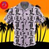 Laughing Man Ghost in the Shell For Men And Women In Summer Vacation Button Up Hawaiian Shirt
