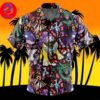 Laughing Man Ghost in the Shell For Men And Women In Summer Vacation Button Up Hawaiian Shirt