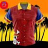 Luffy Pattern One Piece For Men And Women In Summer Vacation Button Up Hawaiian Shirt