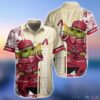 MLB Arizona Diamondbacks Red Gold Baby Yoda New Design Hawaiian Shirt For Men And Women