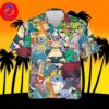 Luigi Super Mario For Men And Women In Summer Vacation Button Up Hawaiian Shirt