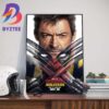 Marvel Studios Deadpool And Wolverine Official Poster Home Decor Poster Canvas