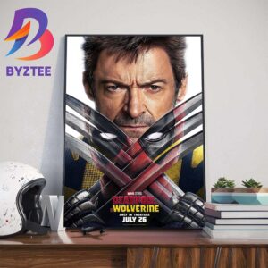 Marvel Studios Wolverine And Deadpool Official Poster Home Decor Poster Canvas