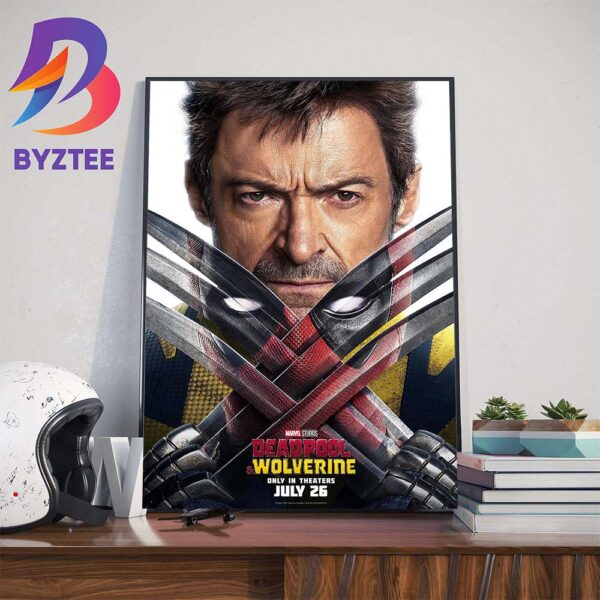 Marvel Studios Wolverine And Deadpool Official Poster Home Decor Poster Canvas