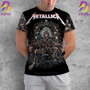 Metallica New Poster For 72 Seasons Crown Of Barbed Wire By Milestang Art All Over Print Shirt