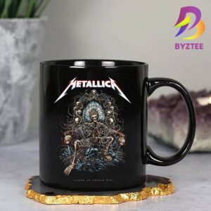 Metallica New Poster For 72 Seasons Crown Of Barbed Wire By Milestang Art Ceramic Mug