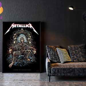 Metallica New Poster For 72 Seasons Crown Of Barbed Wire By Milestang Art Home Decor Poster Canvas