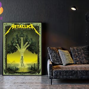 Metallica New Poster For 72 Seasons Feeding On The Wrath Of Man By Marald Art Home Decor Poster Canvas