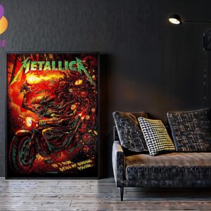 Metallica New Poster For 72 Seasons If I Run Still My Shadow Follow By Munk One Home Decor Poster Canvas