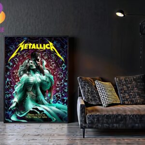 Metallica New Poster For 72 Seasons Misery She Loves Me Oh But I Love Her More By Andrew Cremeans Art Home Decor Poster Canvas