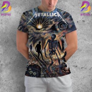 Metallica New Poster For 72 Seasons Sleep Walk My Life Away By Zeb Love Art All Over Print Shirt