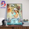 Miami Open 2024 Mens Singles Champion is Jannik Sinner Wall Decor Poster Canvas