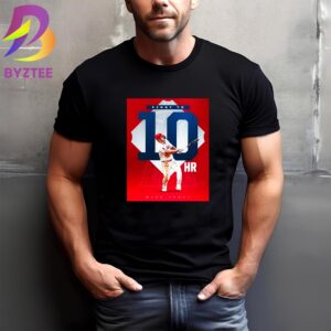 Mike Trout Los Angeles Angels First To Reach 10 HR In The MLB 2024 Season Unisex T-Shirt