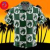 Mewtwo Pattern Pokemon For Men And Women In Summer Vacation Button Up Hawaiian Shirt