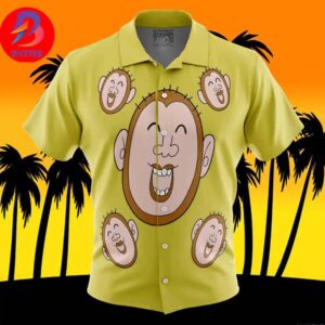 Mob Monkey Shirt Mob Psycho 100 For Men And Women In Summer Vacation Button Up Hawaiian Shirt