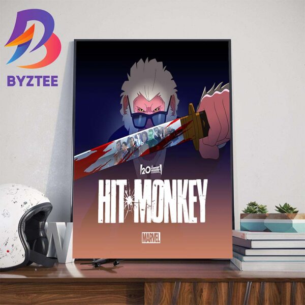More Hits More Monkey Same Blood Hit-Monkey Season 2 Official Poster Home Decor Poster Canvas