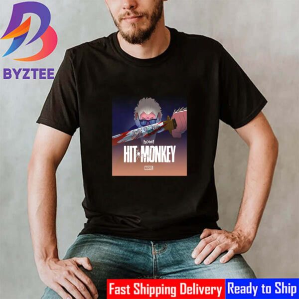 More Hits More Monkey Same Blood Hit-Monkey Season 2 Official Poster Unisex T-Shirt